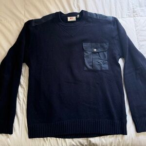 Fjallraven Torp G-1000 Wool Sweater Men’s Crewneck XL Navy